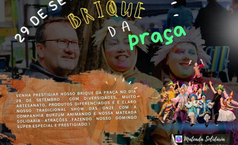 Atrações culturais marcam mateada solidária da Cia Burzum no Brique da Praça