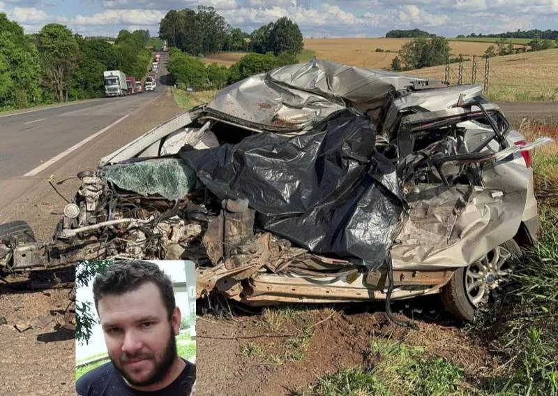 Homem morre em grave acidente na BR-285 entre Panambi e Santa Bárbara do Sul