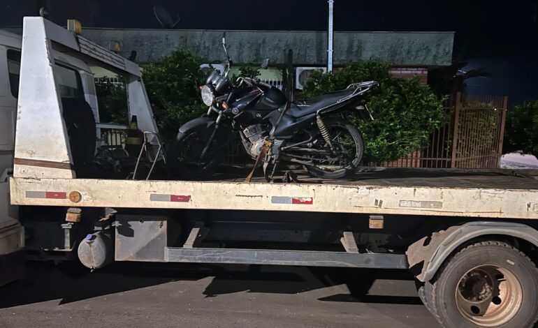 BM recupera motocicleta furtada em Santo Ângelo