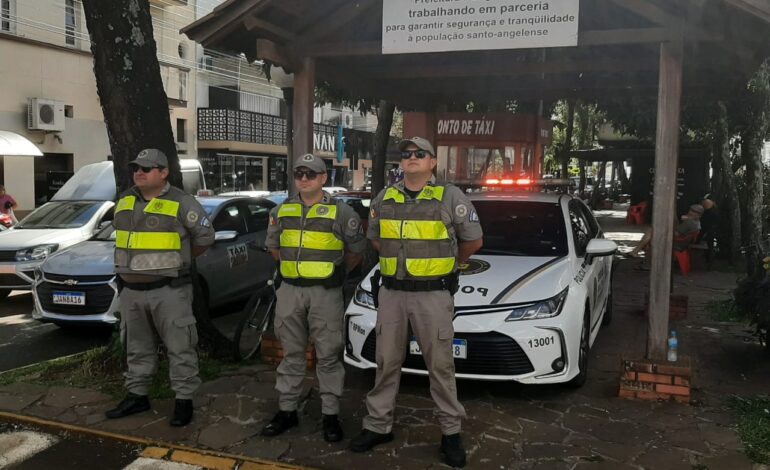 BM reforça o policiamento no comércio de Santo Ângelo