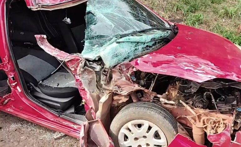 Acidente deixa mulher ferida na na BR-285, em Entre-Ijuís