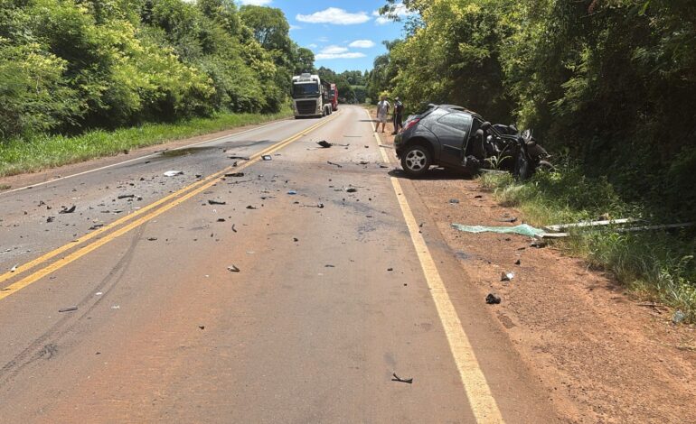 Acidente na BR-158 deixa uma vítima fatal