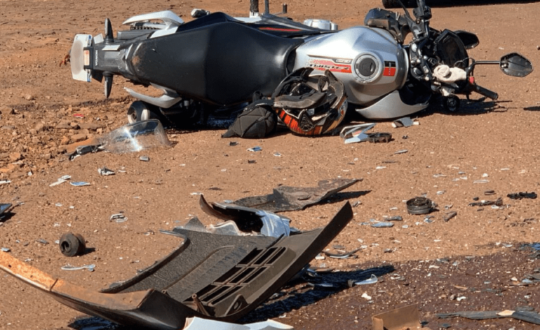 Motociclista fica ferido em colisão na BR-285, em São Luiz Gonzaga