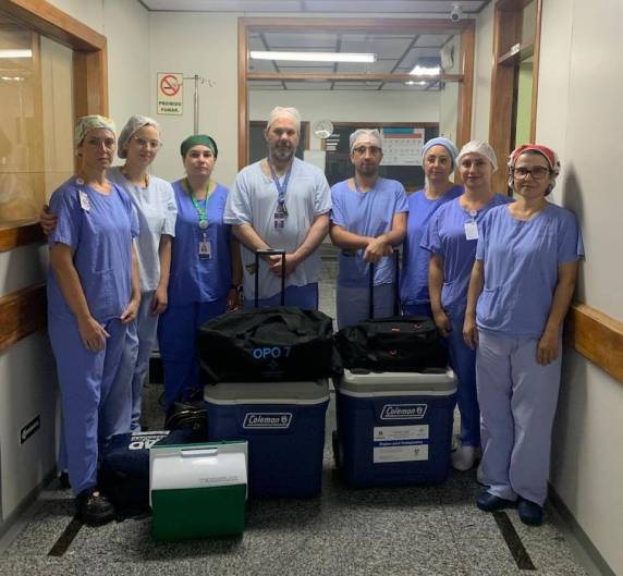 Hospital de Clínicas Ijuí realiza a primeira captação de órgãos de 2025