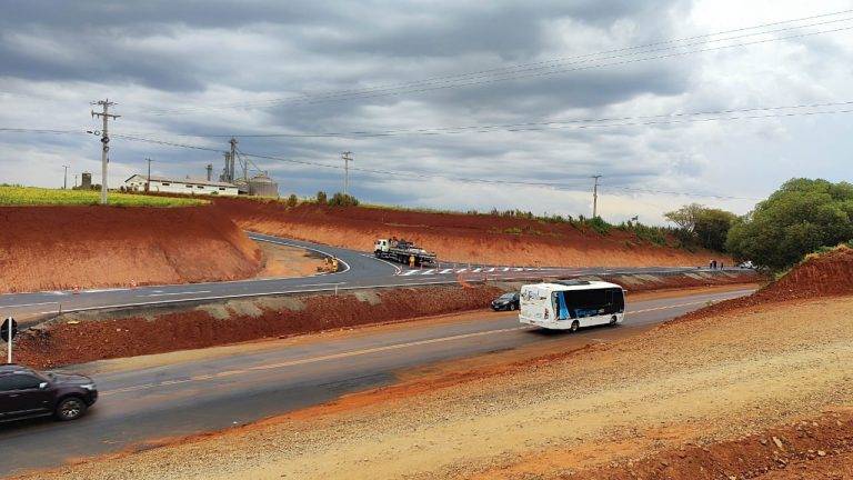 Liberado trânsito no novo trevo de acesso ao Sítio Arqueológico de São João Batista