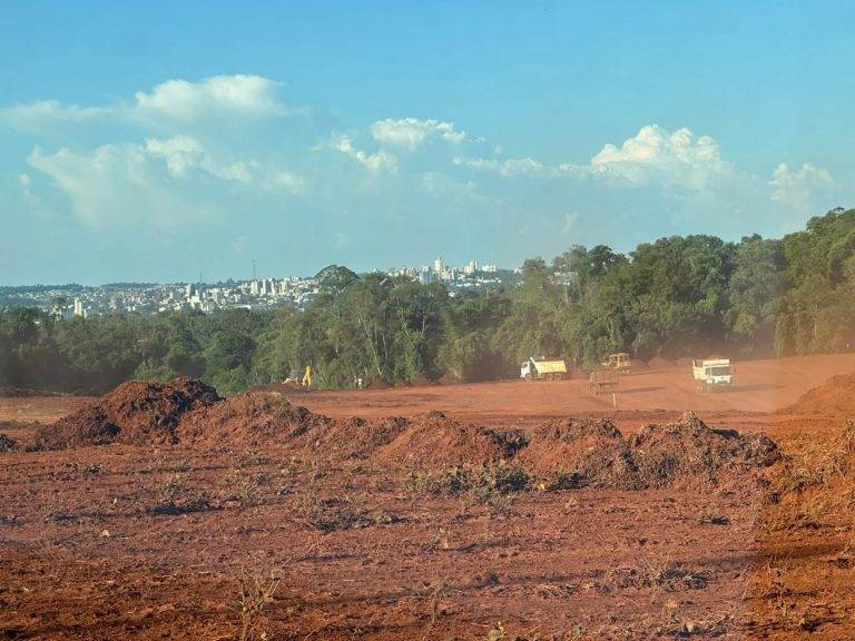 Avançam as obras de modernização e ampliação do aeroporto de Santa Rosa