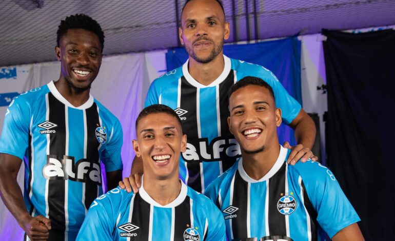 Grêmio anuncia nova camisa para 2025