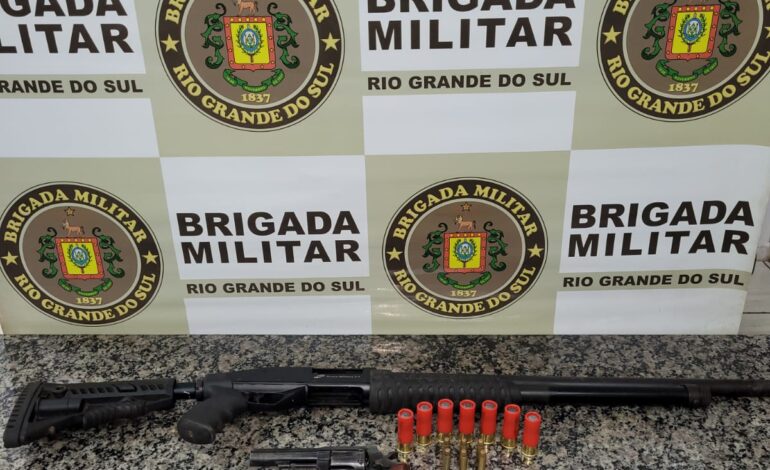 BM prende quatro indivíduos por posse ilegal de arma de fogo e receptação