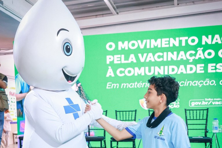 Ação do Governo Federal vai vacinar 27 milhões de estudantes de 109 mil escolas públicas