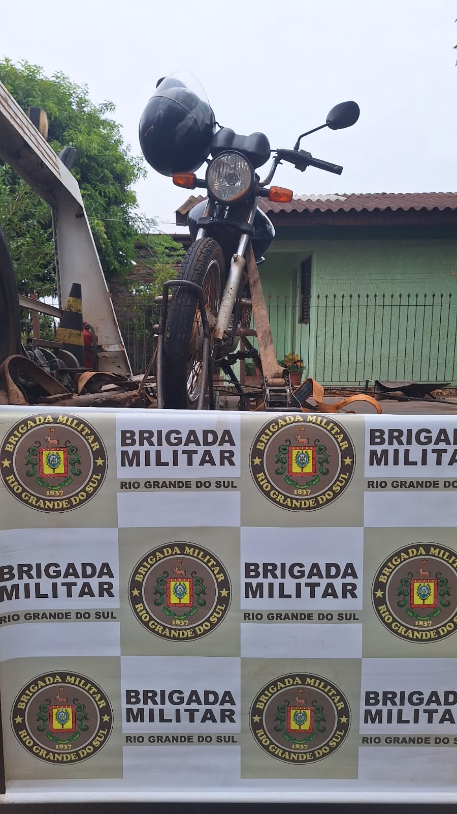BM recupera motocicleta furtada em Santo Ângelo