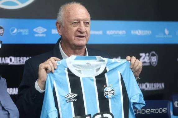 Felipão é apresentado como novo coordenador técnico do Grêmio