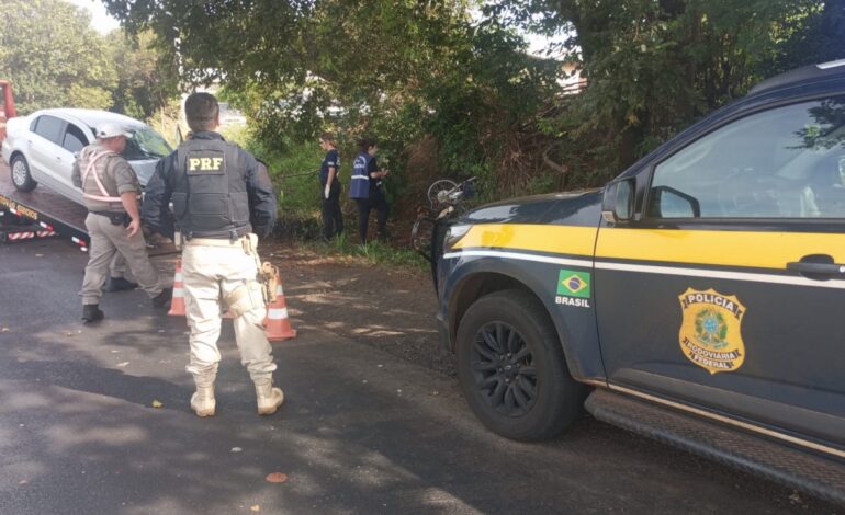 Jovem morre em colisão frontal na BR-472 em Santa Rosa
