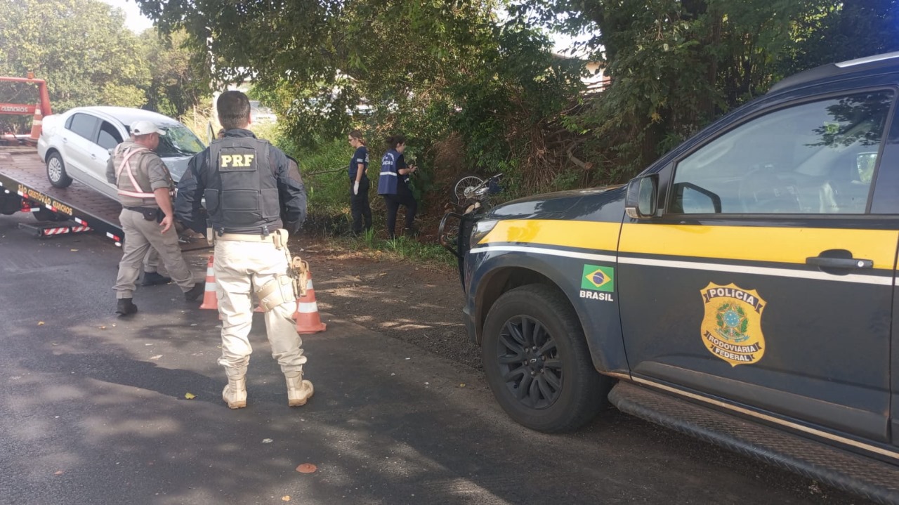 Jovem morre em colisão frontal na BR-472 em Santa Rosa