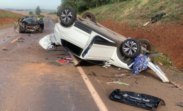 Sete pessoas ficam feridas em grave acidente na BR-285, em São Luiz Gonzaga