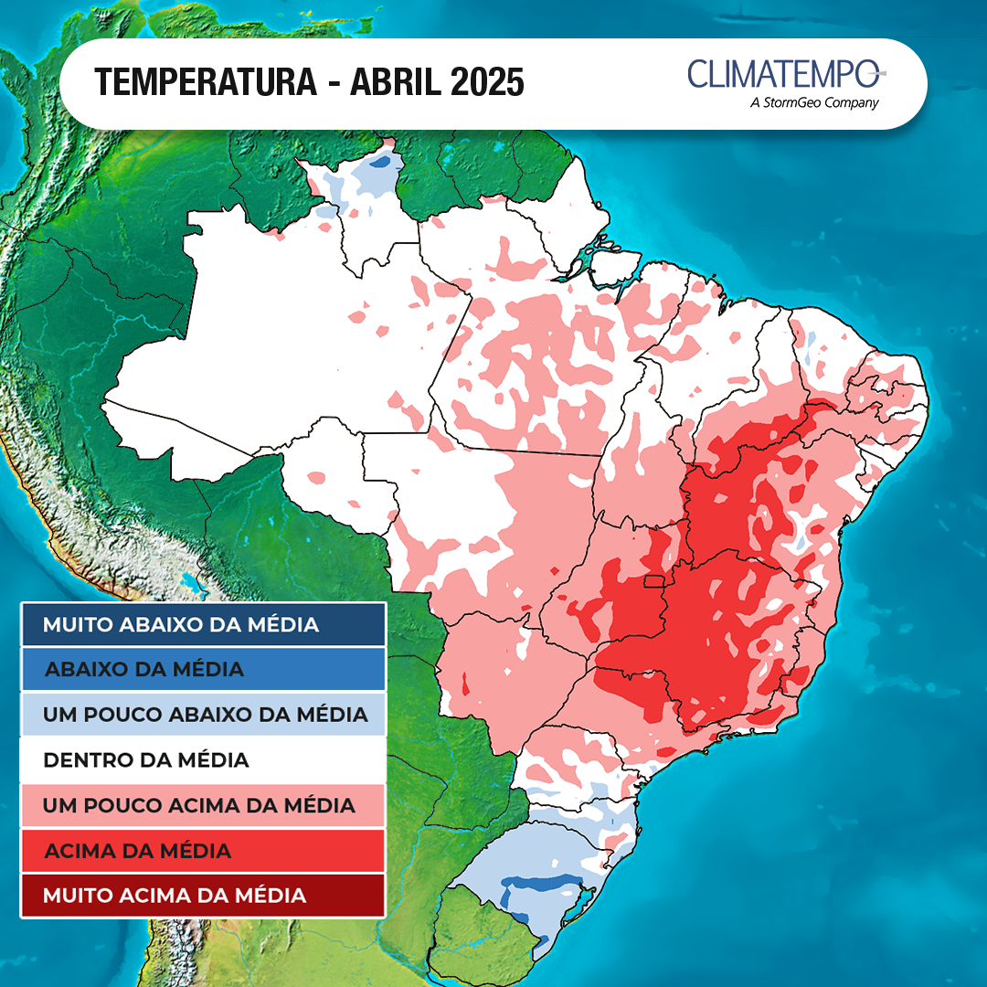 Confira como deve ficar o clima no mês de Abril