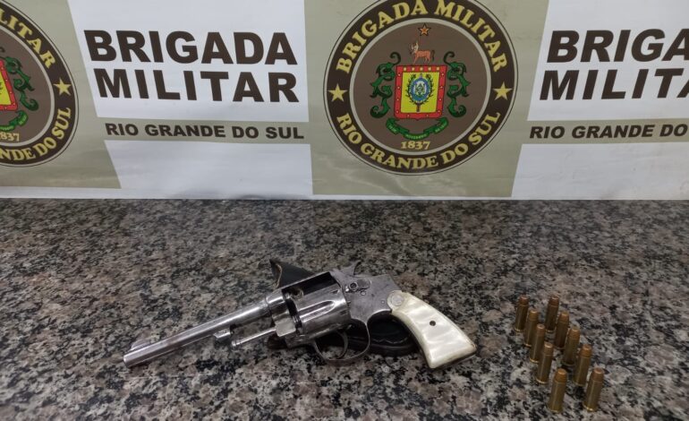 BM prende homem com arma de fogo no Bairro Aliança