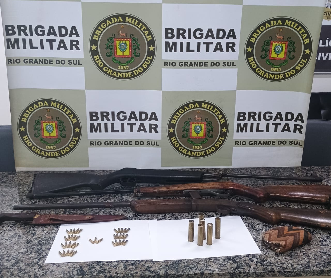 Briga entre irmãos termina com facadas, tiros e prisão em São Miguel das Missões