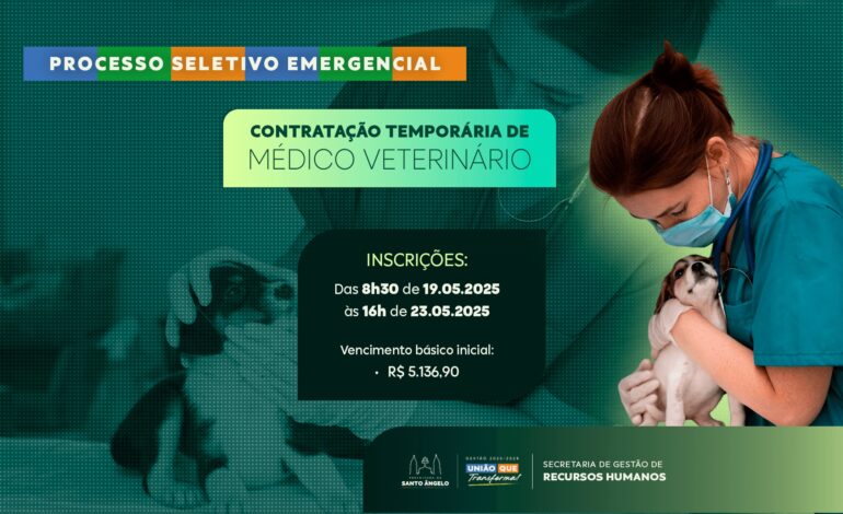 Prefeitura de Santo Ângelo abre Processo Seletivo Público Simplificado