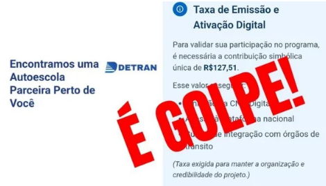Detran alerta para golpe envolvendo programa CNH Social