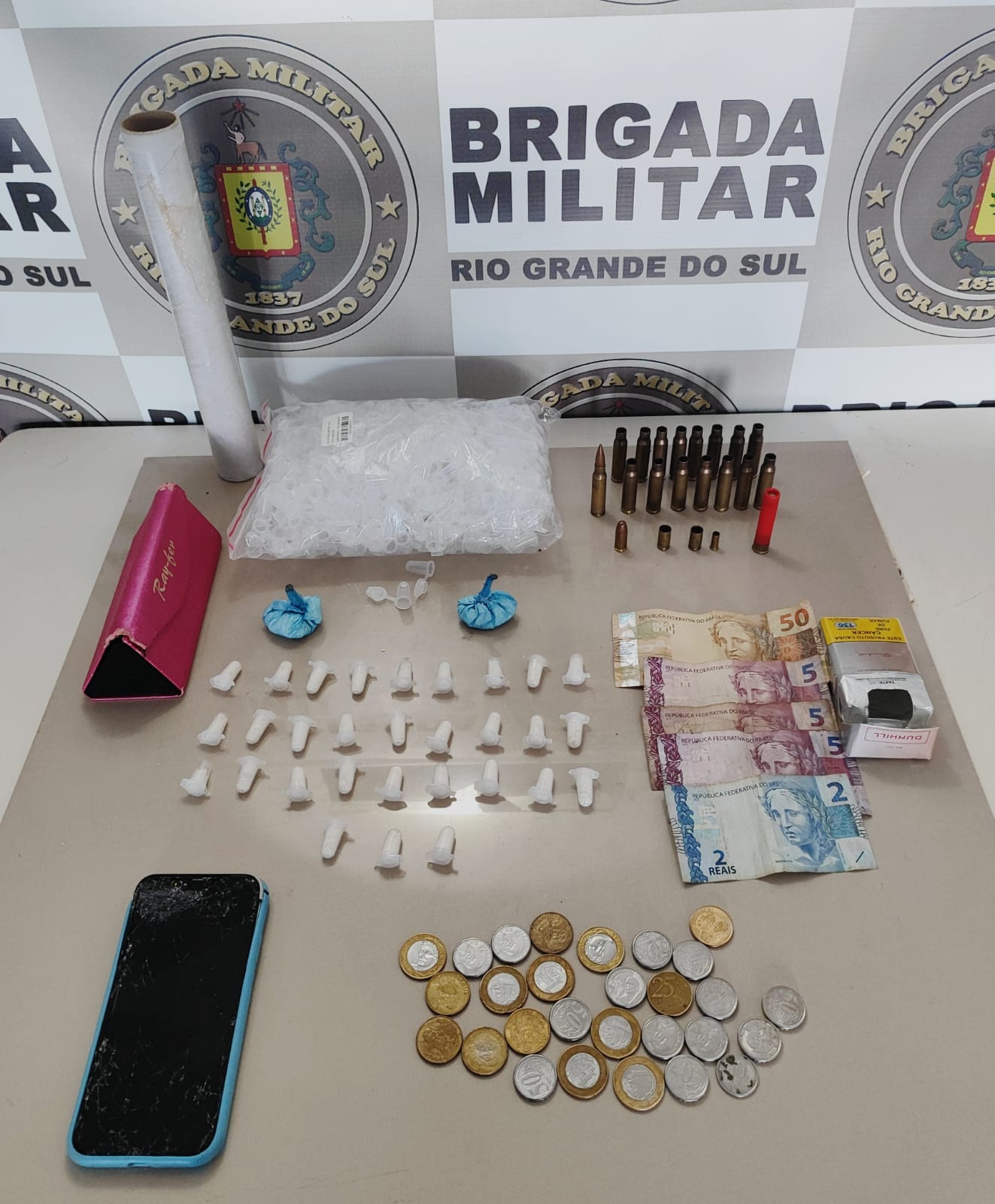 BM realiza prisão por tráfico de drogas em Cerro Largo