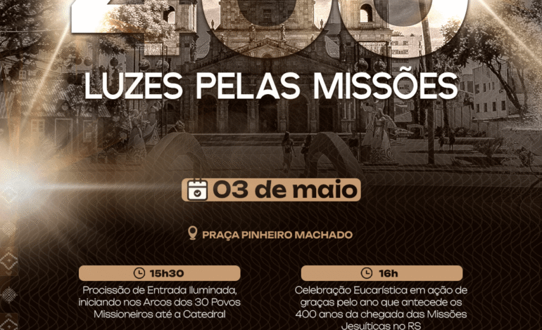 Prefeitura de Santo Ângelo Promove evento neste sábado alusivo aos 400 anos das Missões