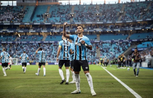 Grêmio vence o Santos por 1 a 0 na Arena