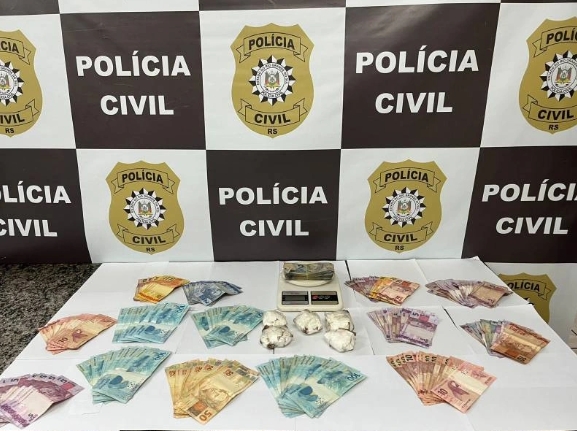 Polícia Civil prende jovem por tráfico de drogas no centro de Santo Ângelo