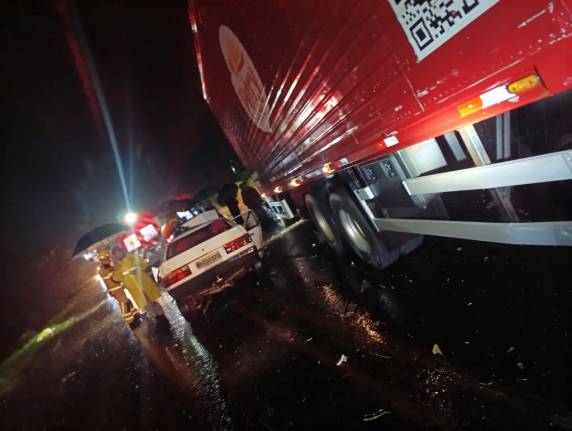Duas pessoas morrem em colisão na BR-392, em Roque Gonzales