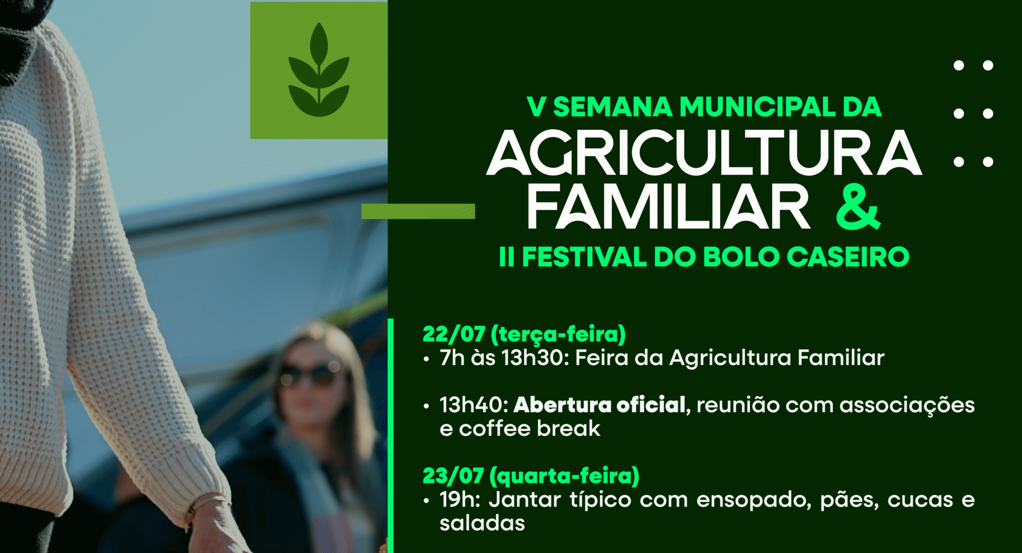 Santo Ângelo promove 5ª Semana da Agricultura Familiar e Festival do Bolo Caseiro