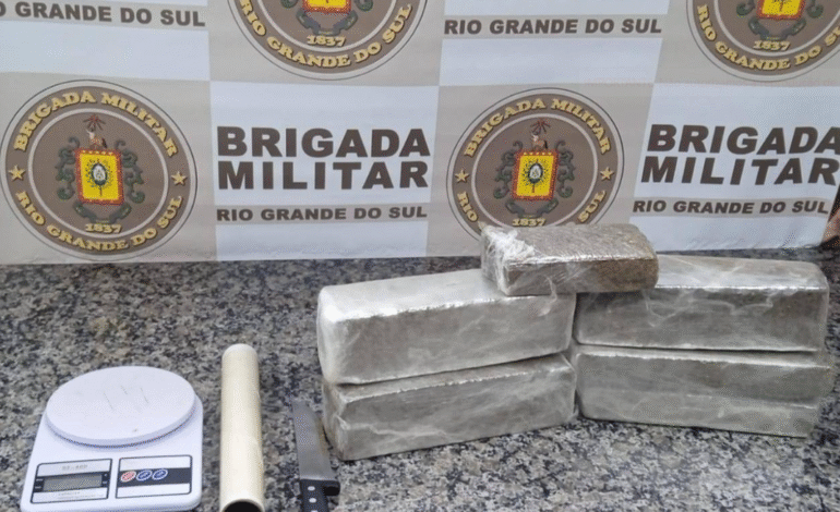 Homem é preso com cinco tijolos de maconha durante operação em Santo Ângelo