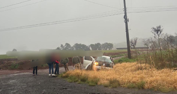 Grave acidente envolvendo carro de Santo Ângelo na BR-285 em Bozano deixa uma vítima fatal