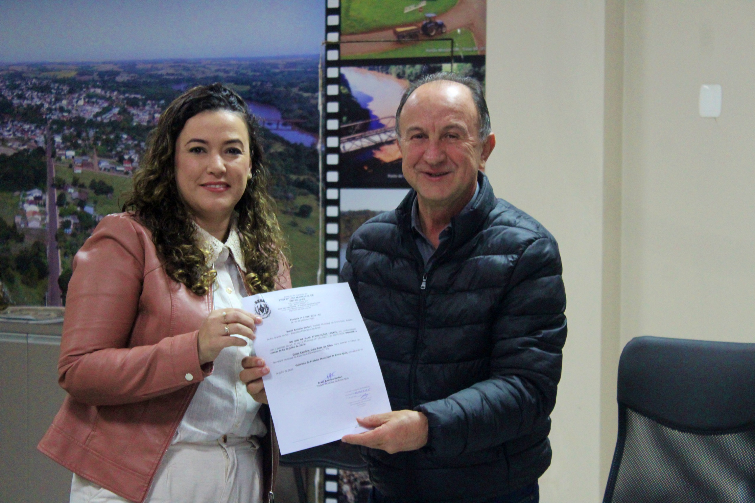 Deise Caroline Dala Rosa assume a Secretaria da Fazenda e Planejamento de Entre-Ijuís