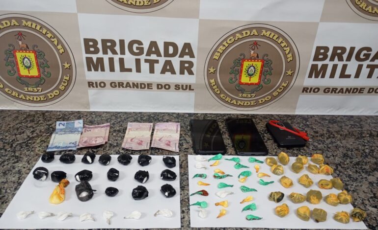 BM realiza prisão por tráfico de entorpecentes durante Operação Saturação em Santo Ângelo