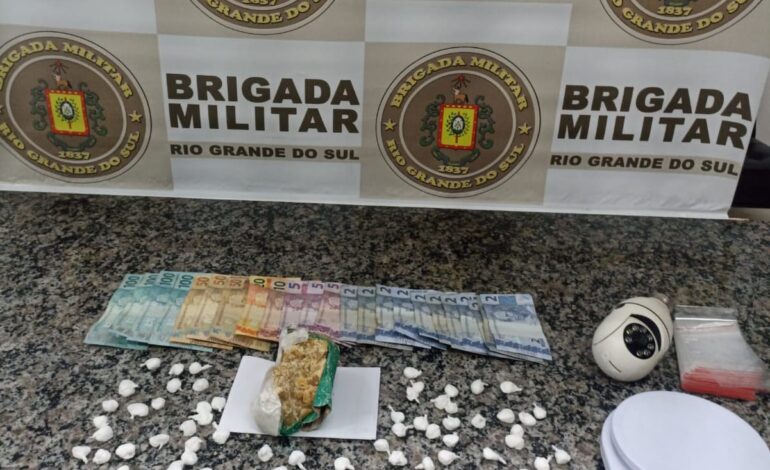 BM realiza prisão por tráfico de drogas durante patrulhamento Operação Saturação