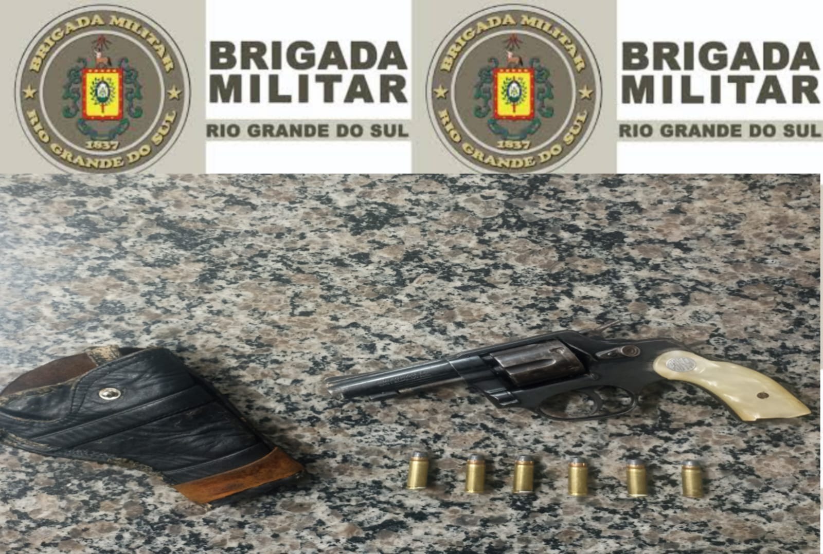 BM realiza prisão por porte irregular de arma de fogo em Santo Ângelo