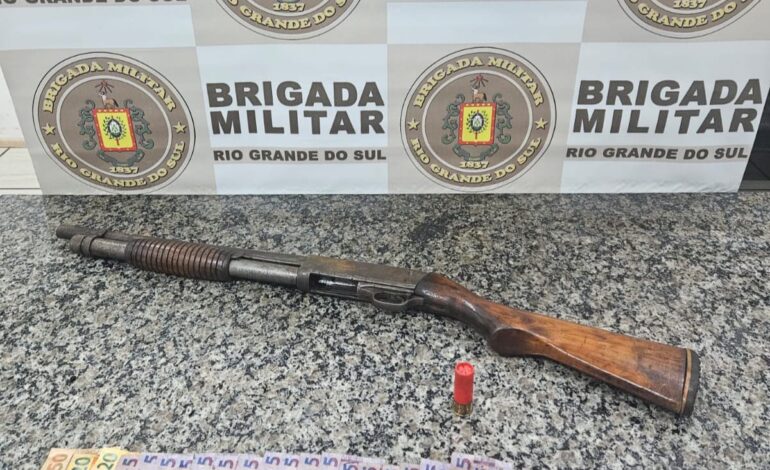 BM realiza prisão por porte ilegal de arma de fogo no bairro Boa Esperança