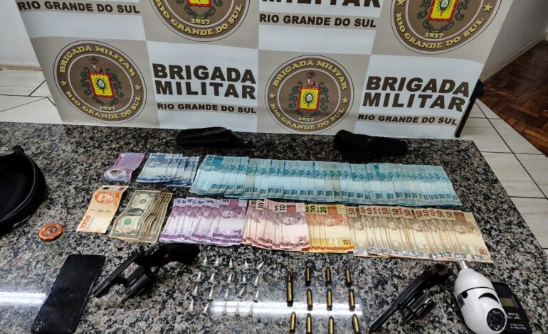 BM prende indivíduo por tráfico de drogas e porte ilegal de arma de fogo durante Operação Saturação