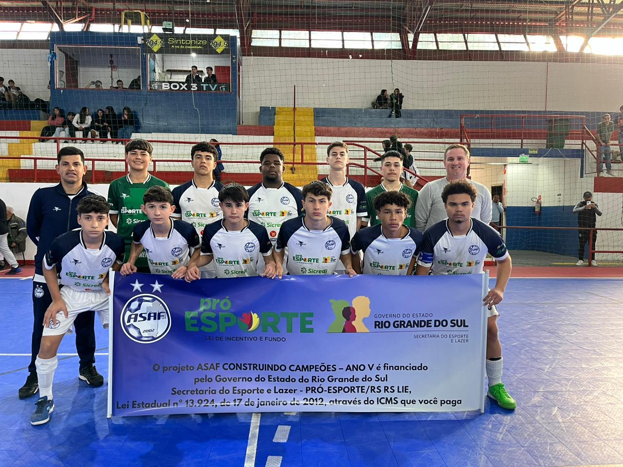 Categorias de base da ASAF vencem pelo estadual