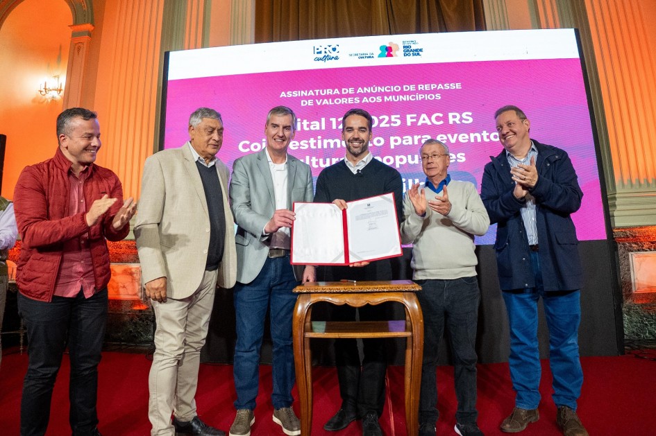 Governo do Estado anuncia investimento de R$ 30,93 milhões para a cultura em 347 municípios