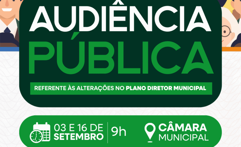 Prefeitura de Santo Ângelo convoca para audiência pública sobre alterações do plano diretor municipal