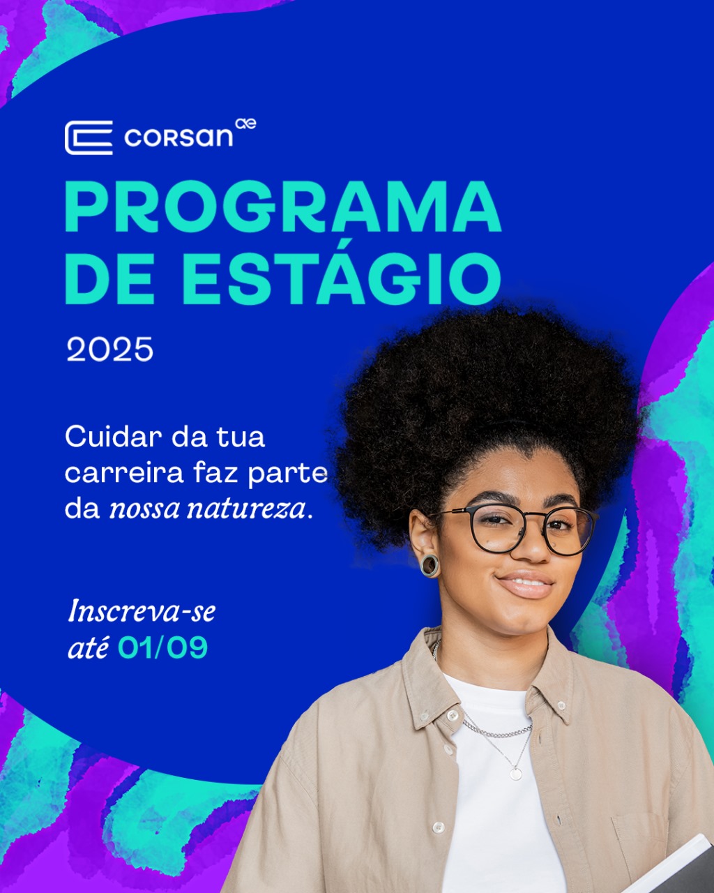 Corsan abre inscrições para programa de estágio 2025