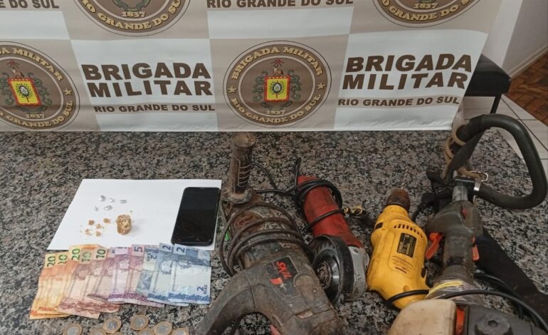 Brigada Militar prende mulher por tráfico de entorpecentes