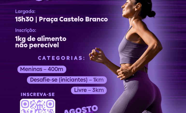 1ª Rústica Lilás Feminina pela Paz recebe inscrições até 28 de agosto
