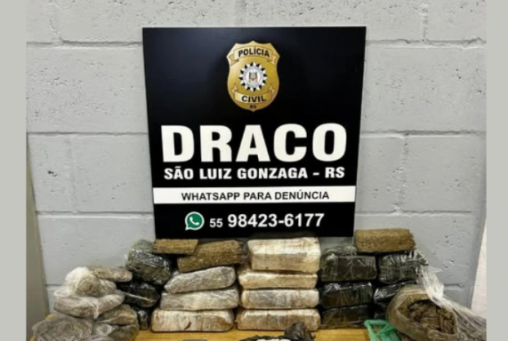 Polícia Civil apreende mais de 12 quilos de drogas em São Luiz Gonzaga