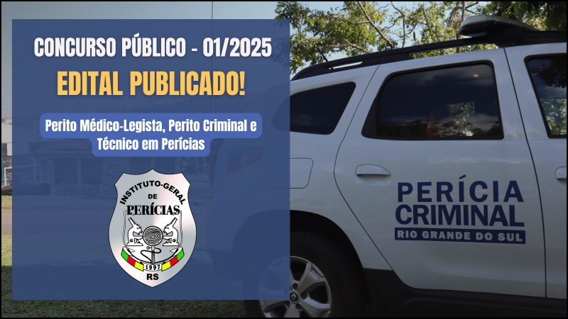 IGP lança maior concurso público da sua história com 234 vagas