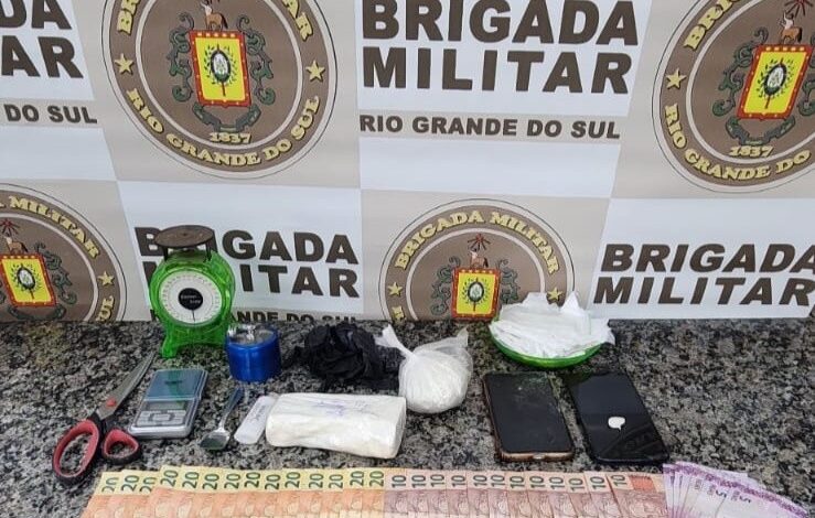 BM realiza prisão por tráfico de entorpecentes no bairro Missões