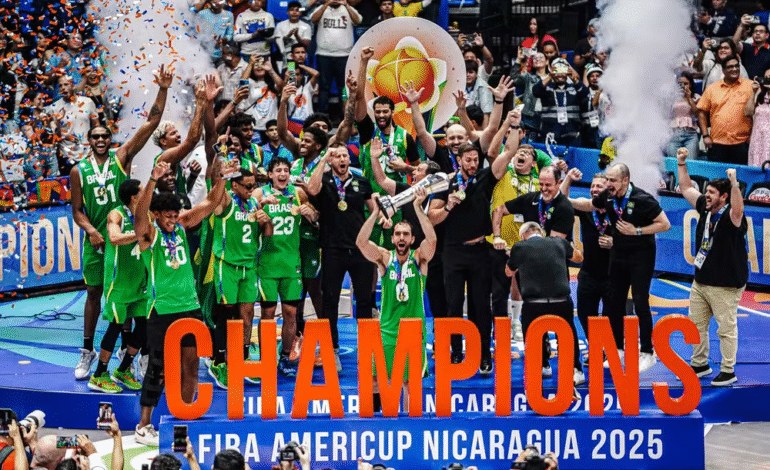 Brasil vence a Argentina e é pentacampeão da Copa América de Basquete