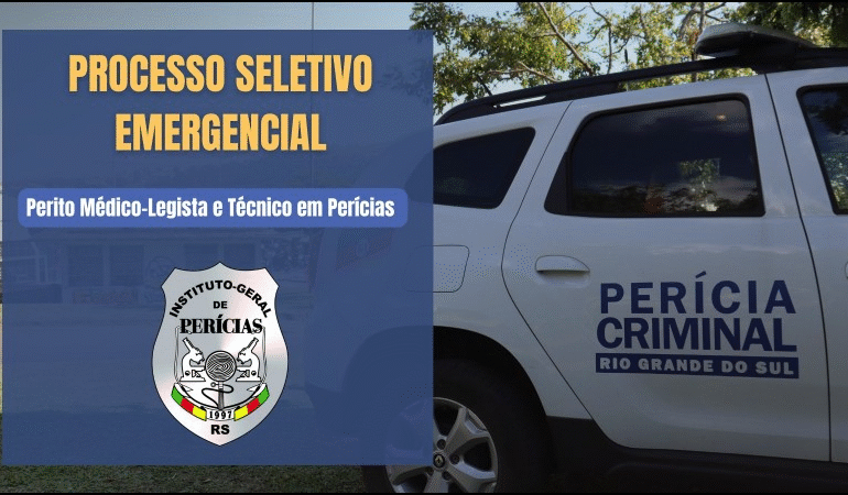 IGP/RS abre processo seletivo com 4 vagas para Santa Rosa