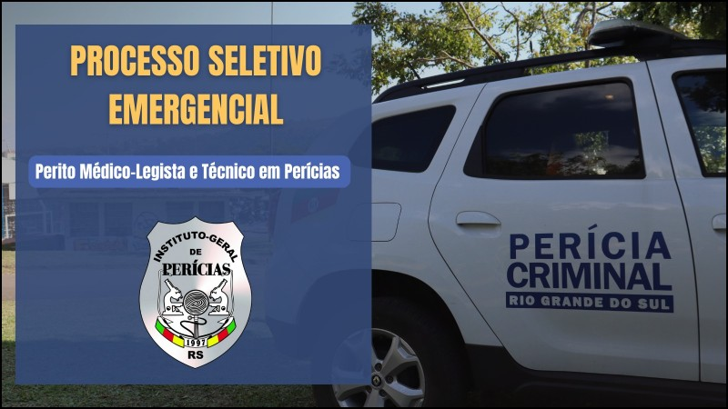 IGP/RS abre processo seletivo com 4 vagas para Santa Rosa