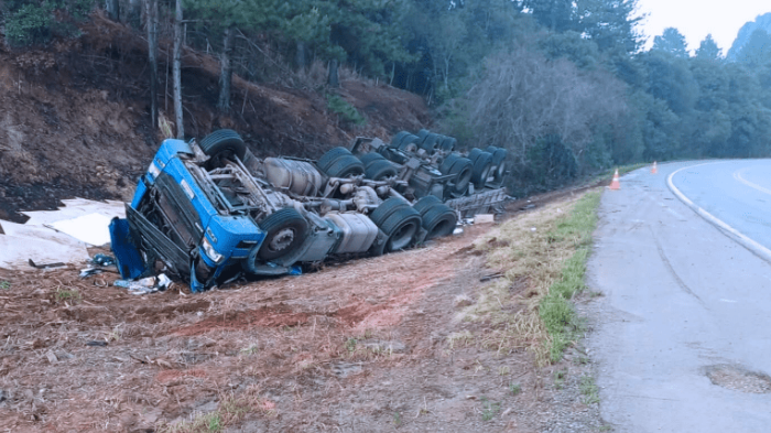 Caminhoneiro de Porto Xavier morre em acidente em Santa Catarina